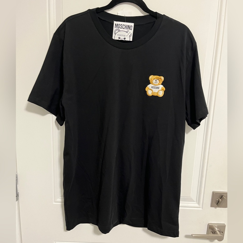 NWT - Moschino Couture! Embroidered Teddy Bear T Shirt - Size M, L, XL